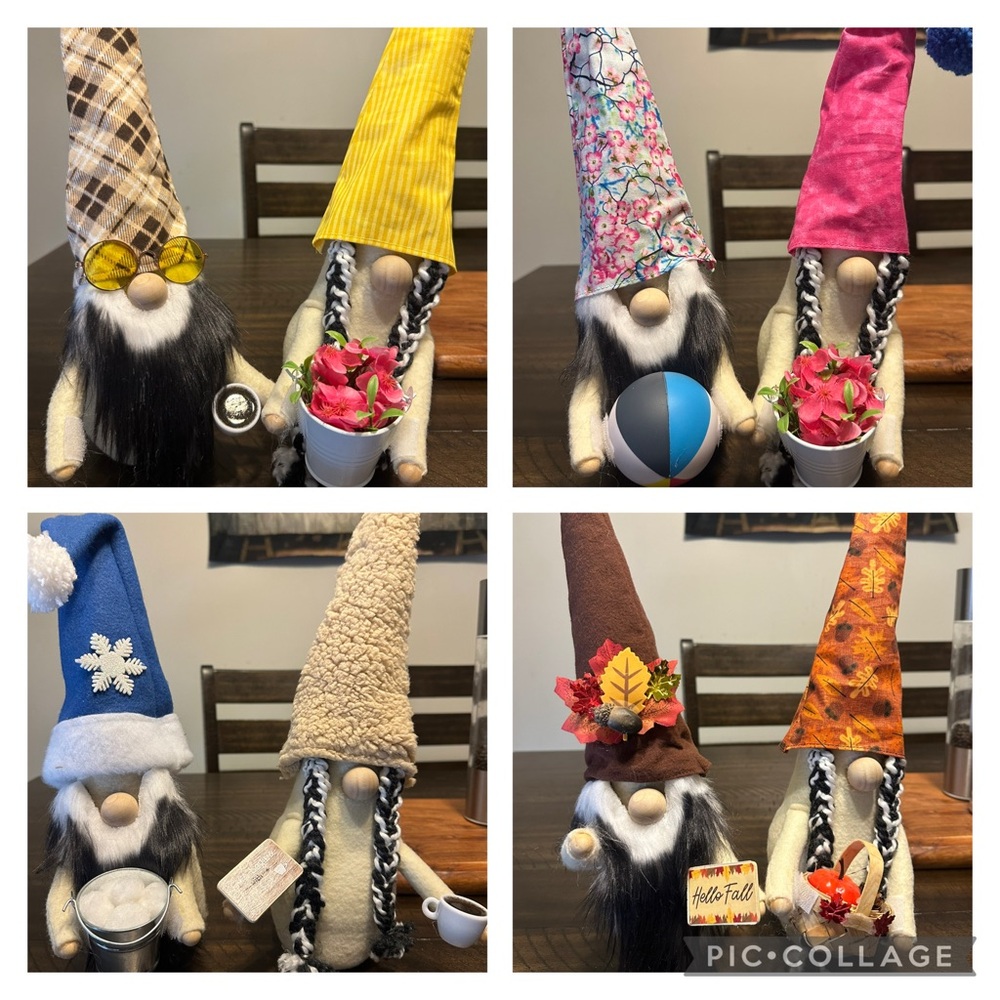 Season Changing Gnome Decoration